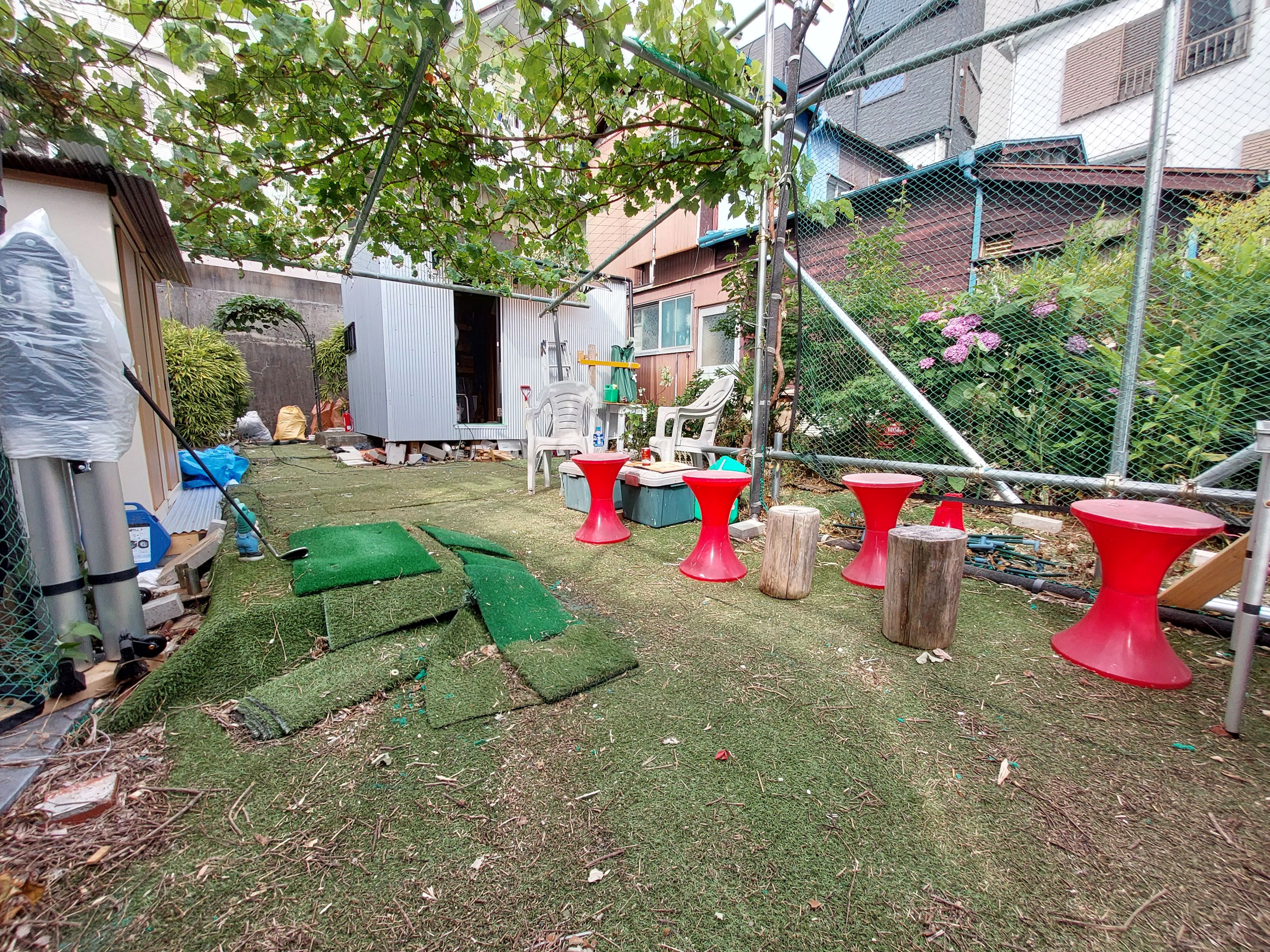日光浴ができるシェアハウス